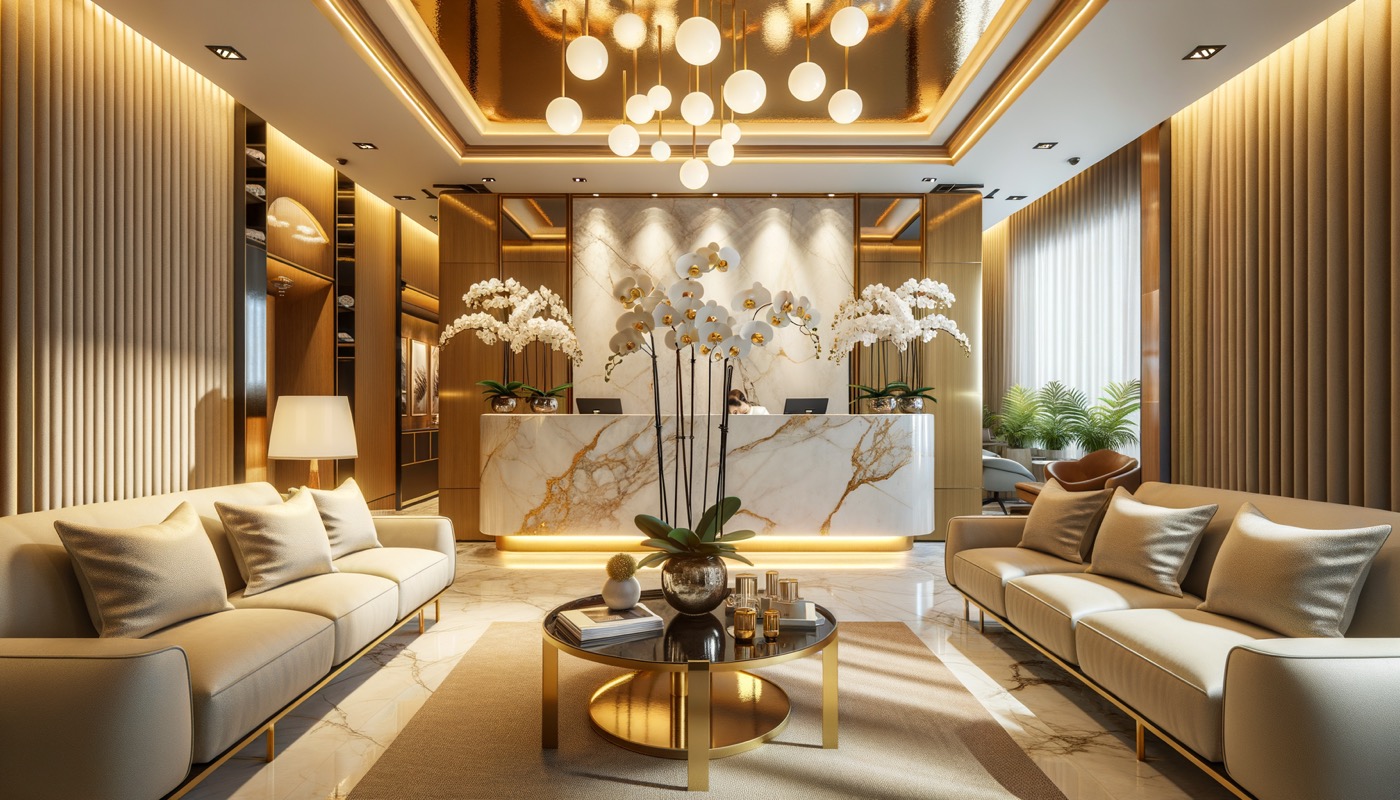 Riverside cosmetic dentistry office reception